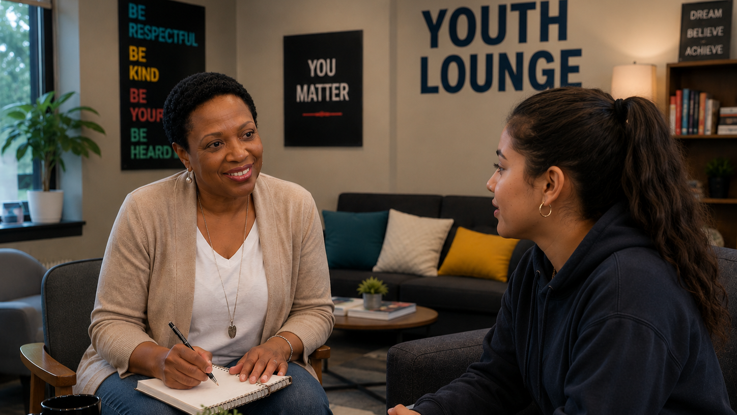 Wilhelmenia Ravenell Coaching a Young Woman